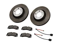 Front Brake Pad And Brake Disc Package. Porsche 992.2 Carrera 2 - 9P1615301J, 9P1615302J