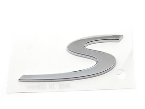 S - Stemma posteriore cromato per Porsche 970 Panamera - 97055924303, 97055924302
