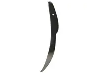 Rear bumper end cap matt anodized. Porsche 911 1969-73 LWB CARS - 90150525121, 90150525221, 1684450470, 1684450480 - 1684450470, 1684450480