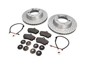 Pastiglie freno POSTERIORI e pacchetto disco freno. Porsche 987 Boxster S / Cayman S - 98635293911, 98635240301, 98735240301, 98735240300, 98735293901, 98735293900, 99635208602