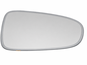 Buitenspiegelglas (bol), dimbaar, rechts voor linksgestuurde auto's. Porsche 992 / 992 Dakar / 9J1 Taycan - 992857522C