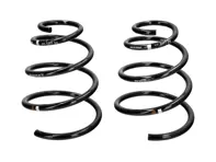 Molle elicoidali anteriori (coppia) - Marcature marroni/bianche - Per Porsche 996 Carrera 2 Coupé / Cabriolet / Targa 1998-2005 - 99634353101504, 99634353115504, 99634353102504, 99634353116504, 99634353107504