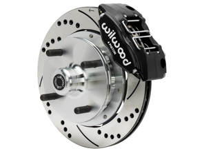Front brake Powerlite caliper and rotor kit with vented, drilled and slotted discs. Porsche 914/4 1970-72 Wilwood - 477407075, 311615107B, 311615108B - 140-17473-DR, 140-17473-D