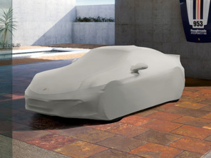 Housse de voiture extérieure plus, en beige. Porsche 911 (992) DAKAR - 99204401267