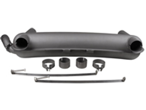 Marmitta di scarico RSR / scatola posteriore del silenziatore. Porsche 911 1971-75 - 1620612700, 92.212C - 1620612700