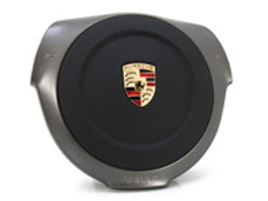 Unità airbag volante sportivo, in Pelle. Porsche 987 Boxster / 987 Cayman / 997.2 - 99780308927A34, 99780308927, 99780308932A34, 99780308922A34