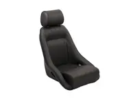 Corbeau Classic-Sitz. Aus schwarzem Vinyl. Porsche 911 / 964 / 968 / 944 - 120804, 120804/W