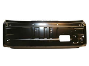 Pannello del naso della partizione anteriore. Con foro per aria condizionata. Porsche 911 8/73-89 - 91150109907GRV, 1680500500, 591124-1 - 1680500500, 591124-1