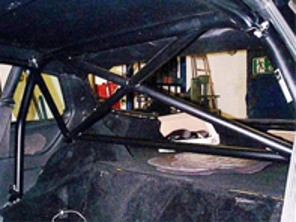 Arceau de sécurité 6 points boulonné avec barres de porte simples, avec toit ouvrant. Porsche 944 / Porsche 968