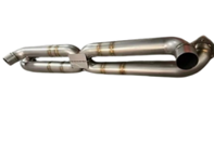 Silenciador de escape deportivo bypass x tubo con catalizador. Porsche 997.1 turbo - 99711102772 - 9M9711102772
