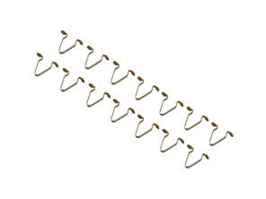 Deurlijstclip, set van 14. Porsche 911/964/993 1965-98 - 99959132601, 99959132602 - 9400032, 1686550100, 1686550200
