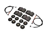 Kit pastillas de freno TRASERO, sensores y calzas Porsche 993 C2 Brembo - 99635208600, 96535209601, 96435193903, 99361236501
