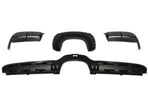 Heckdiffusor GT4 Style Kit. Porsche 981C Cayman / 981 Boxster - 98150551180, 98150585380, 98150551180, 98150581180, 98150551280