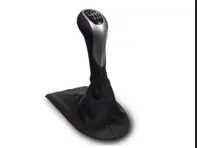 Cuir de changement de vitesse avec tige argentée. Porsche 996 / Boxster 986 S - 99642407505EVZ, 99642407505