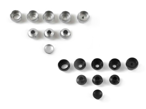 Knob / Cover set for dash trim kit 'Singer Style' for Porsche 964