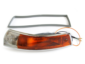 Indicator unit with lens & seal (SWB). Porsche 911/912 1965-68 - 90163140100, 90163140200 - 15847S, 15847D