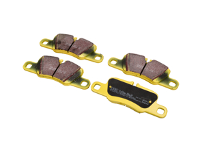 EBC YELLOW Bremsbeläge „Fast Road“ hinten. Porsche 970 / 971 / 976 Panamera / 991.1 S / GTS - 97035294904, 97035294905, 97035294908, 971698451A, 971698451L, 971698451D, 971698451M, 971698451H, 971698451B, 971698451J, 971698451K, PAE698451 - DP 41858R, DP41858R, DP-41858R