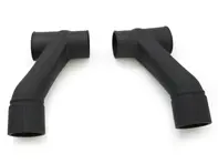 Ensemble de tuyaux de raccordement d'air frais. Porsche 356 B-T6 / 356 C - 64457269306, 64457269406