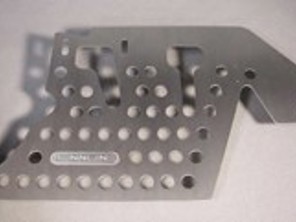Tablero de piso de aluminio Rennline. El lado del conductor. Porsche 914 Todo 1970-76 - F06