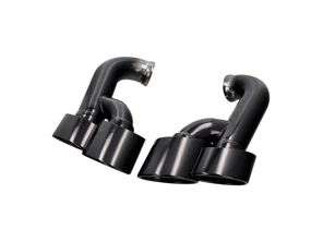 DesignTek Sorties d'échappement quad tube 'MID-NIGHT BLACK EDITION' pour Porsche 957 Cayenne - 3606405702, 95511125140, 95511125171, 95511125240, 95511125271, 95511125150, 95511125250, 95511125230, 95511125130