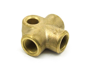 T-Stück Bremsleitungsverteilung. Porsche 356 / 911 / 924S / 928 / 944 / 964 / 968 - 91435566700, 91435566701