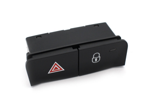 Interruttore luce di emergenza, chiusura centralizzata. Porsche 982 Boxster / 982 Cayman / 991 - 99161333201A05, 99161333200A05