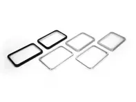 适用于保时捷 911 / 964 的帽架扬声器装饰环“歌手风格” - 9445551490001C, 94455514901 - TK Z 87-1, TK Z 87-2, TK Z 87-3