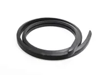 Insert décoratif en caoutchouc pour pare-chocs avant et arrière, finition S. Porsche 911 S 1967-68 - 90150540550, 90150541750 - BMP11.3.112, OBP11.1.130