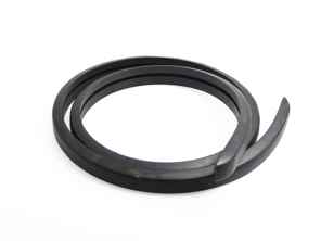 Inserción de goma decorativa para parachoques delantero y trasero, acabado S. Porsche 911 S 1967-68 - 90150540550, 90150541750 - BMP11.3.112, OBP11.1.130