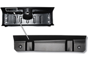 Supporto per serbatoio lavavetri per pannello frontale della partizione anteriore. Porsche 1963-73 - 90150103120GRV, 90150103120 - 1680501200, 591024-2