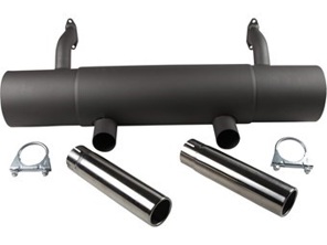 Marmitta di scarico / scatola posteriore del silenziatore. Porsche 356 A/B/C - 1620603100, PO-92104, 61611101005