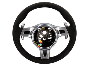 Volant SportDesign rembourré en Alcantara noir. Porsche 997 / 987 / 987 PDK Voitures - 99704440220