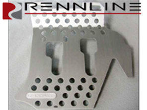 Panneau de plancher en aluminium Rennline. Côté conducteur. Porsche 911/912/930 COUPÉ - F03