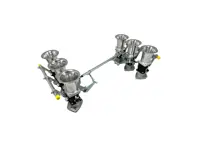 Kit de corps de papillon individuel conique à 3 boulons Jenvey de 51 mm. Porsche 964 - WFR024, WFR029, WFR043, WFR060, WFR505, WFR024 - ABF2/65, RH01, RH01M, TP1, TP11