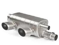 Ligne d'échappement Akrapovic Slip-On Line Titane pour Porsche 991.2 Carrera / S / 4 / 4S / GTS 2017>> - 9P1251053A, 9P1251053C - S-PO/TI/5H
