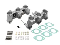 PMO induction inlet manifold set for 46mm carburettor. Porsche 911 3.0ltr with CIS injection - PM-O910-0, PM-O909-0, PM-O908-0