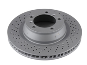 Brake disc rotor, Rear. Standard Coat Z. Porsche 991 3.4L (OE Part No 99135240100 /99135240200) - 460.4502.20, 460.4503.20, 99135240100, 99135240200 - 460.4502.20, 460.4503.20