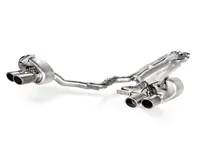 Akrapovic Evolution Line 钛合金排气管，适用于保时捷（971）Panamera GTS / Turbo 2017-2020 - 971253607BY, 971253608BY