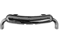 Uitlaatdemper / Demper Achterbak. Met TUV/EEG-goedkeuring. Porsche 911 1965-73 2 IN / 2 UIT 70 mm uitlaat - 91111101105SD, 91111102500SD, 92.510SD, 92510SD, 1620604000, 91111102500, 91111102505 - 92.510SD, 1620604000
