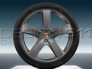 Cerchi in lega da 21' Macan Sport Classic e pneumatici estivi Porsche originali - 95B04460216, 95B04460226