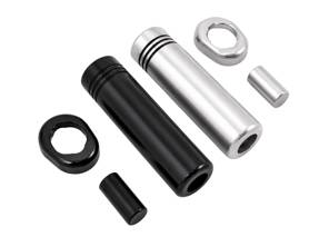 Leva e pomello del freno a mano in alluminio. Porsche 944 / 968 - 839711327041, 944424259011AJ, 944424259014RB, 944424259017LD, 944424049001AJ, 94442405101, 94442405150 - DH60 SILVER, DH60 BLACK