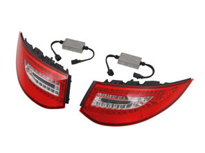 Restyling alla 997 MKII Fanali posteriori a LED con guida a sinistra e unità di controllo della conversione