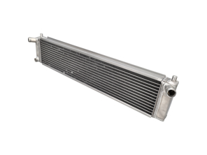 Radiatore refrigerante centrale in alluminio. Porsche Boxster 986 / 996 / 996 GT3 - 99610603751, 99610603750, 8MK376716651, 8MK 376 716-651, 7057, 99610603753, 99610603752, 99610613150ALU