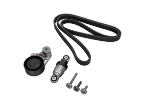 Kit complet de poulie et de courroie : tendeur, support, poulie, courroie d'entraînement et boulons de fixation, pour Porsche 987-2 Boxster et Cayman 2009-2012 - 9A110221100, 9A110221101, 9A210221100, 9A110221200, 99907357901, 94810283900, 94810226100, 99907341101, 9A700803500, 99907324609, 99907324602, 99907341201, 9A110221601, 0PB903308, PAF008361, PAF008362, 0PB903317