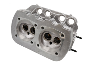 Kale cilinderkop met dubbele inlaatpoort 35,5x32mm voor 1600cc luchtgekoelde VW Type 1 motoren - Kever, T2 Bus, Karmann Ghia - 043101355CAA