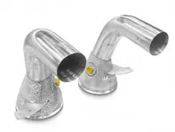 Scarico sportivo catalizzatore elimina tubi Porsche 992 Carrera e Carrera S senza GPF - TSPO992C19.803.ANK, TSPO992C20.803.ANK