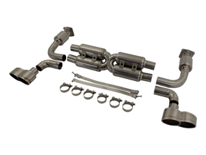 Auspuff Schalldämpfer Titan DesignTek für Porsche 997 Turbo - 3606009737, 99711102680