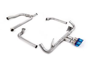Milltek sportuitlaat met vervangingspijp en verbrande titanium afwerking. Porsche 718 GTS 2.5L - 982251052E, 982251052F, 982251052G, 982251052J, 982251052L, 982251051D, 982251051K, 982251051F, 982251051G, 982251051J, 982251051L - SSXPO147