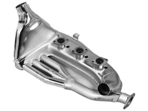 Échangeurs de chaleur d'échappement, acier inoxydable poli. Porsche 911 1965-76 Moteur à carburateur - 91.011, 91011, 91.012, 91012, 91121102160, 1623102370, 1623102570, 91.011S, 91011S, 91.012S, 91012S, 91121102210, 1623102380, 1623102580, 91133091011, 91133091012 - 1623102570, 1623102580