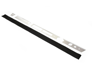 Garniture de tableau de bord en aluminium. Porsche 911 1969–1973 conduite à gauche - 91155201300, 90155201300, 81253-1